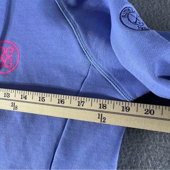 Women’s Medium G/Fore “Pray For Birdies” Hoodie Sweatshirt Golf Blue *Embroidery - Picture 4 of 14